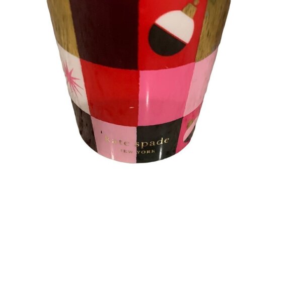 Kate Spade Christmas Holiday Joy Coffee Tumbler Cup - Picture 3 of 9